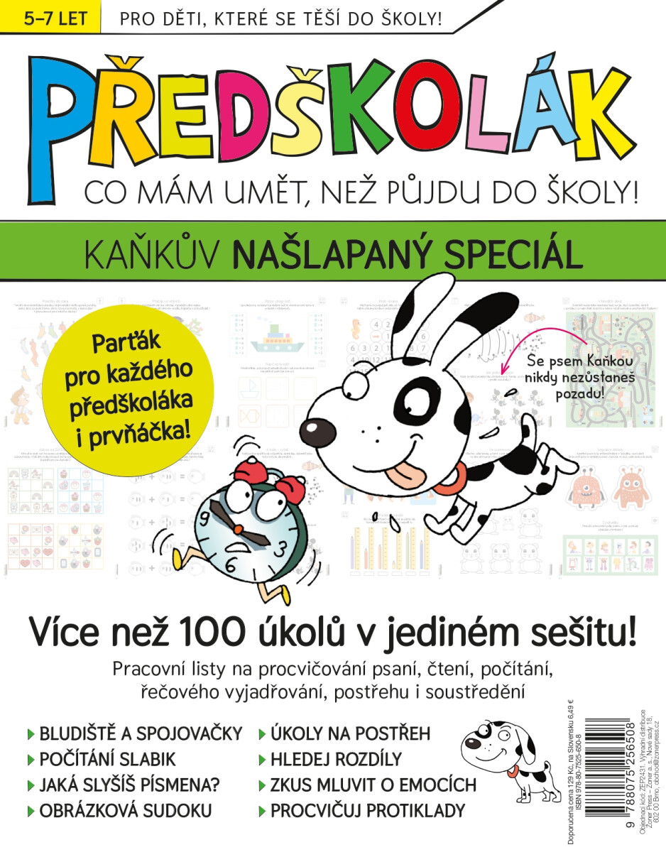 Kniha Předškolák – Kaňkův našlapaný speciál
