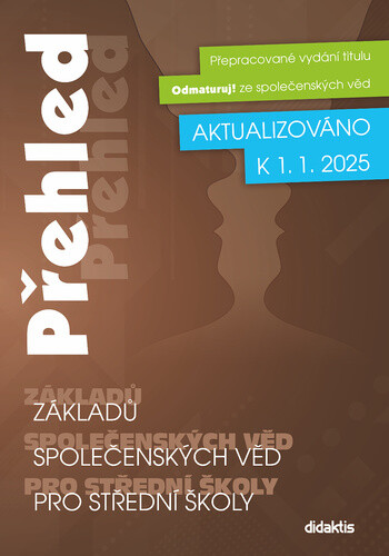 Kniha Přehled základů společenských věd pro střední školy. Aktualizováno k 1. 1. 2025