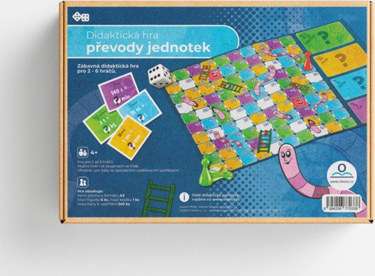 Kniha Převody jednotek: Desková didaktická hra