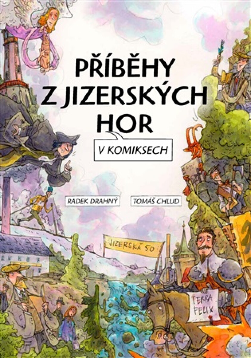 Kniha Příběhy z Jizerských hor v komiksech