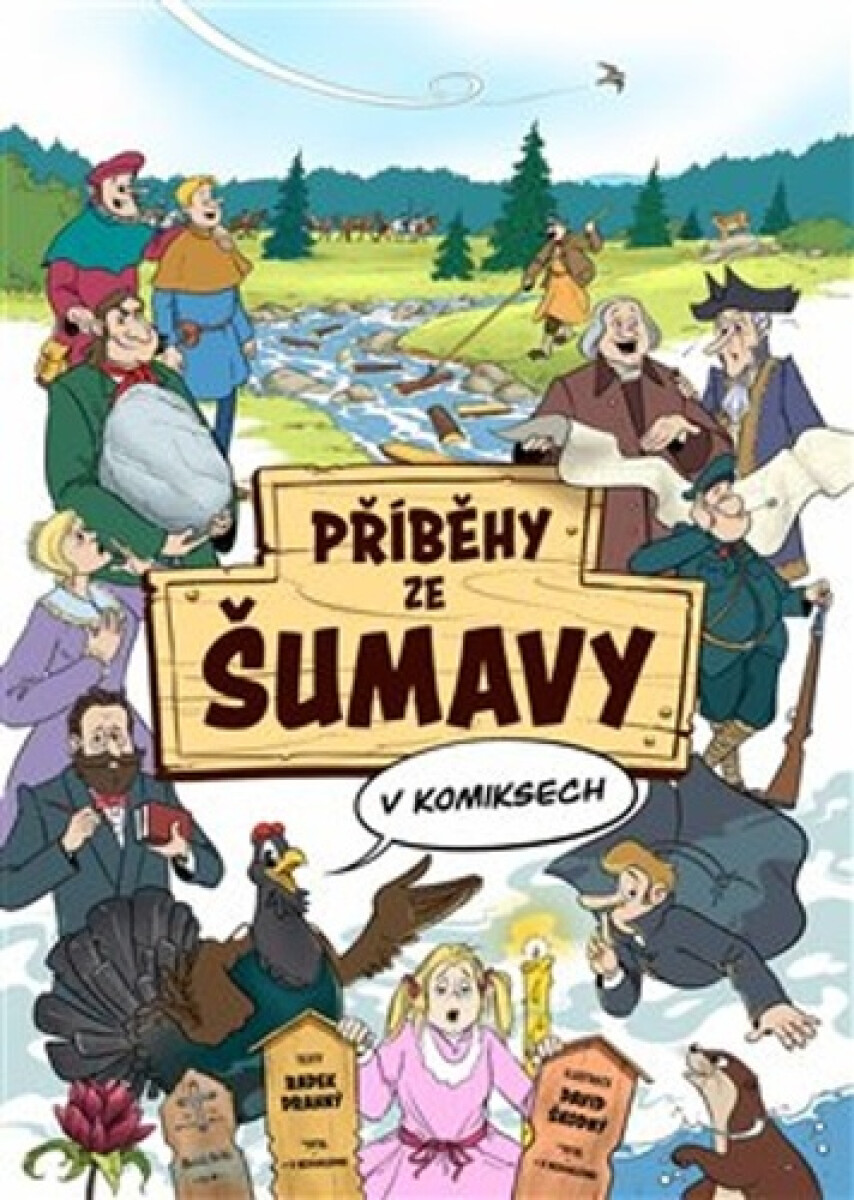 Kniha Příběhy ze Šumavy v komiksech