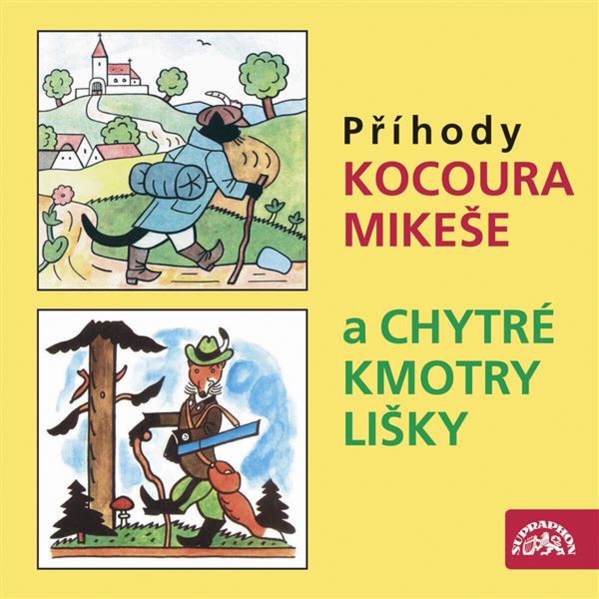 Levně Příhody kocoura Mikeše a Chytré kmotry lišky - Josef Lada - audiokniha