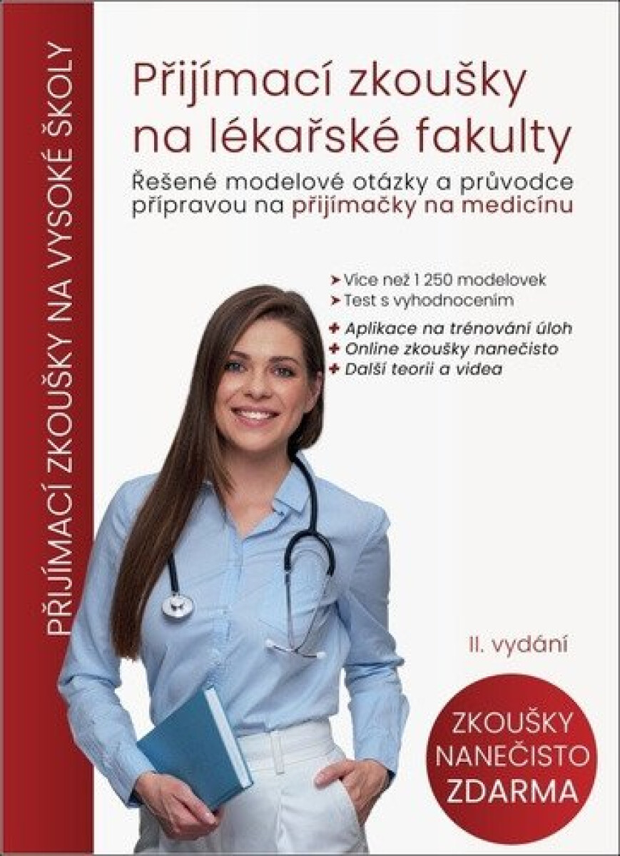 Kniha Přijímací zkoušky na lékařské fakulty