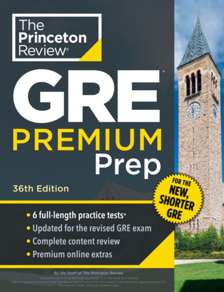 Kniha Princeton Review GRE Premium Prep, 36th Edition