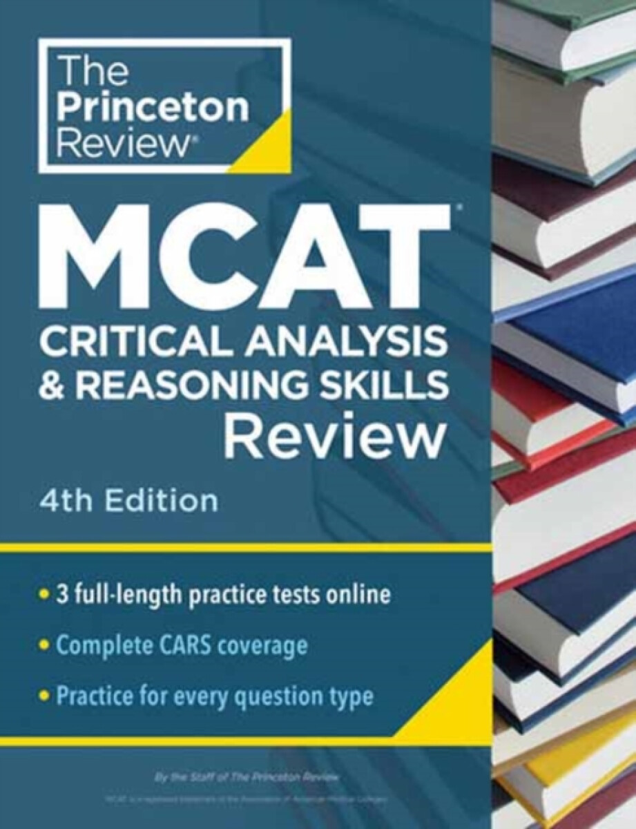 Kniha Princeton Review MCAT Critical Analysis and Reasoning Skills Review, 4th Edition