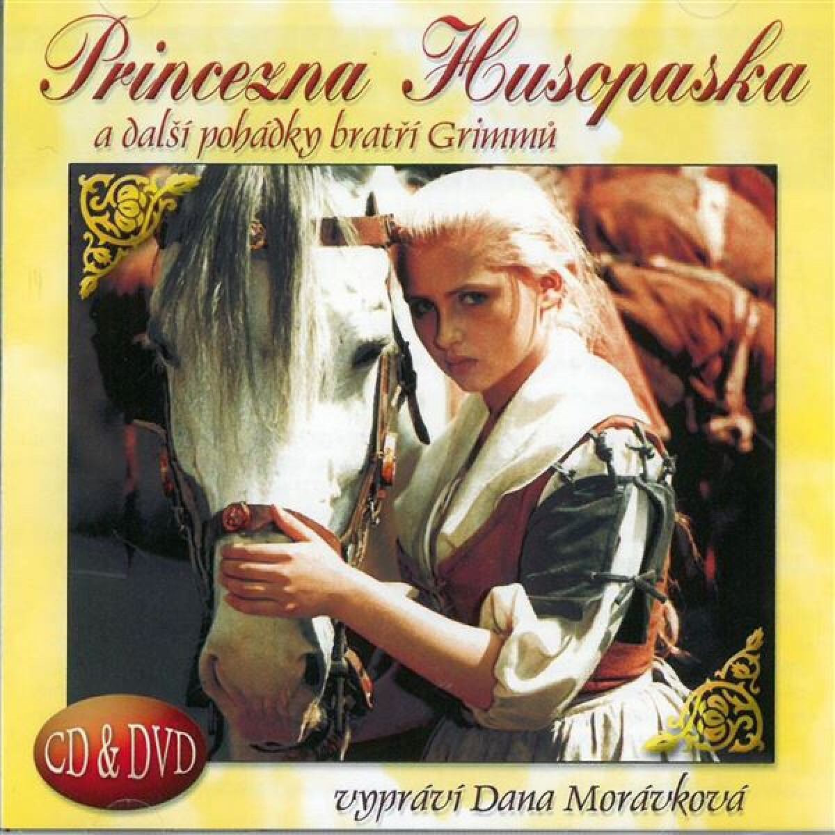 Levně Princezna Husopaska a další pohádky bratří Grimmů - Jacob Grimm, Wilhelm Grimm - audiokniha