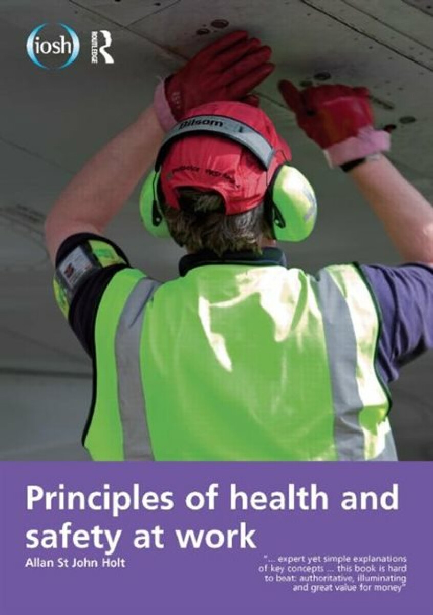 Kniha Principles of Health and Safety at Work