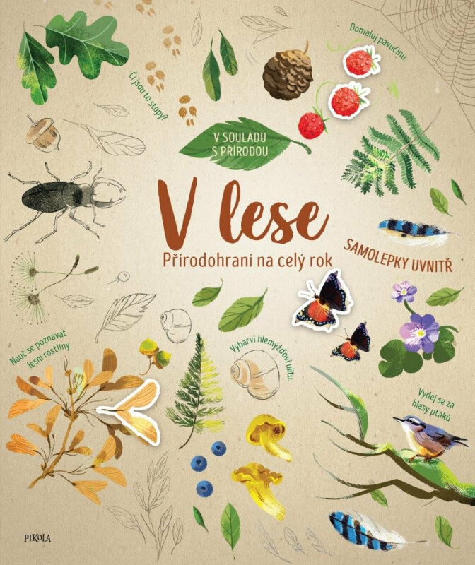 Kniha Přírodohraní na celý rok: V lese