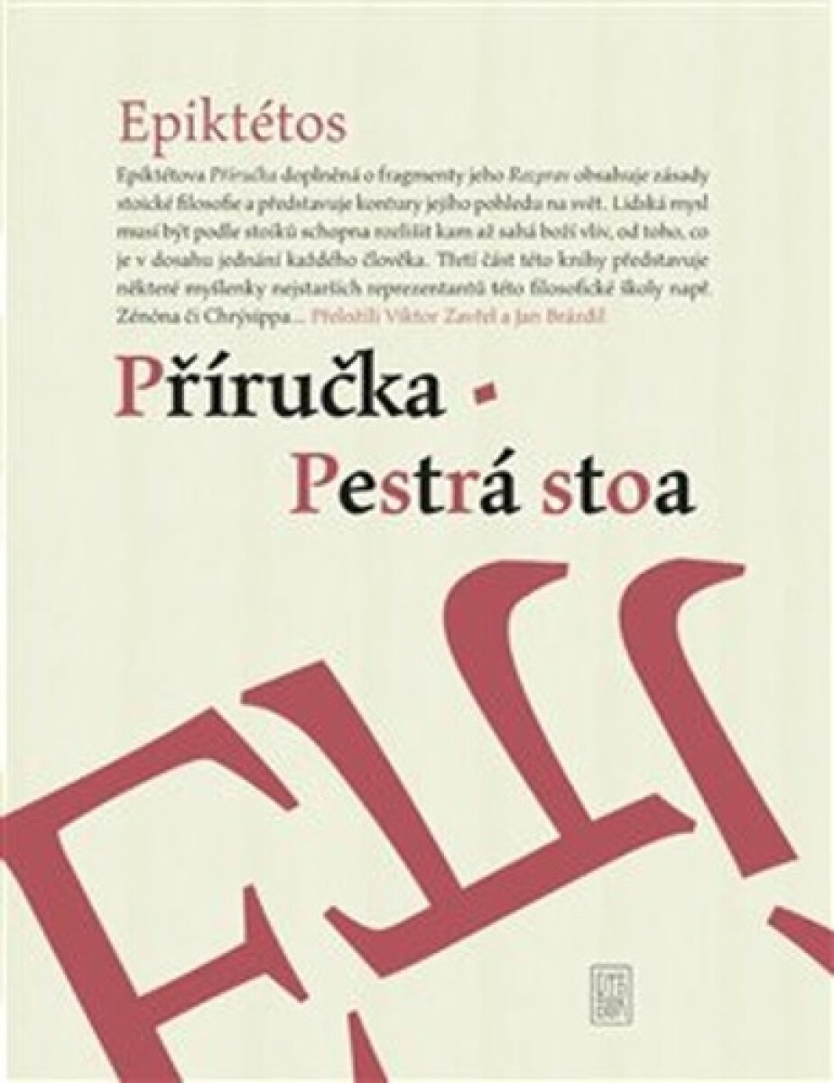 Kniha Příručka - Pestrá stoa