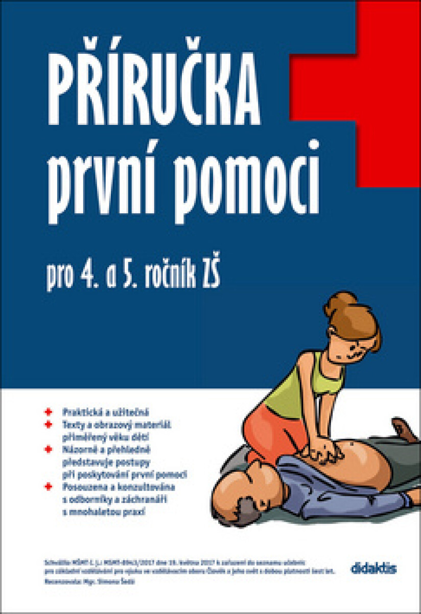 Kniha Příručka první pomoci pro 4. a 5. ročník ZŠ