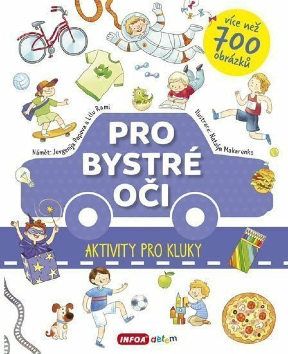Kniha Pro bystré oči - Aktivity pro kluky