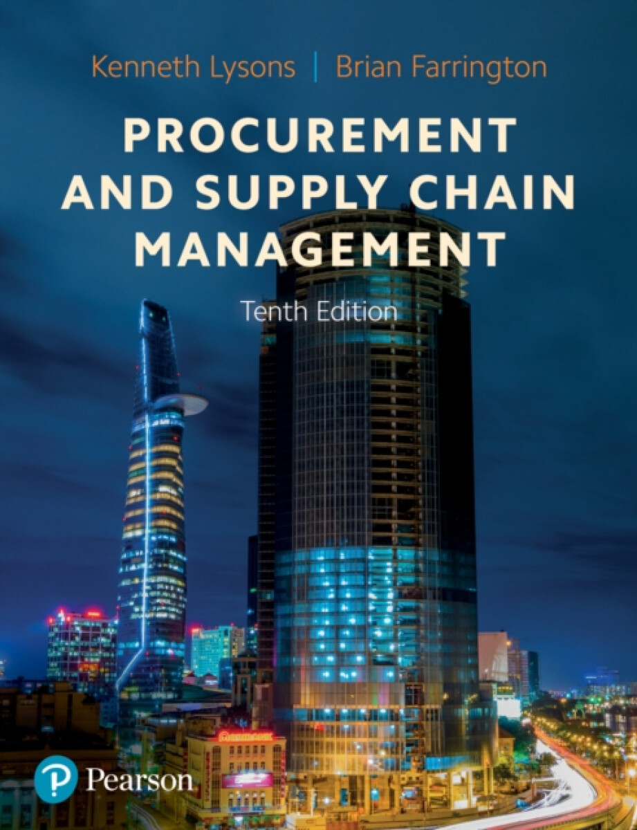 Kniha Procurement and Supply Chain Management