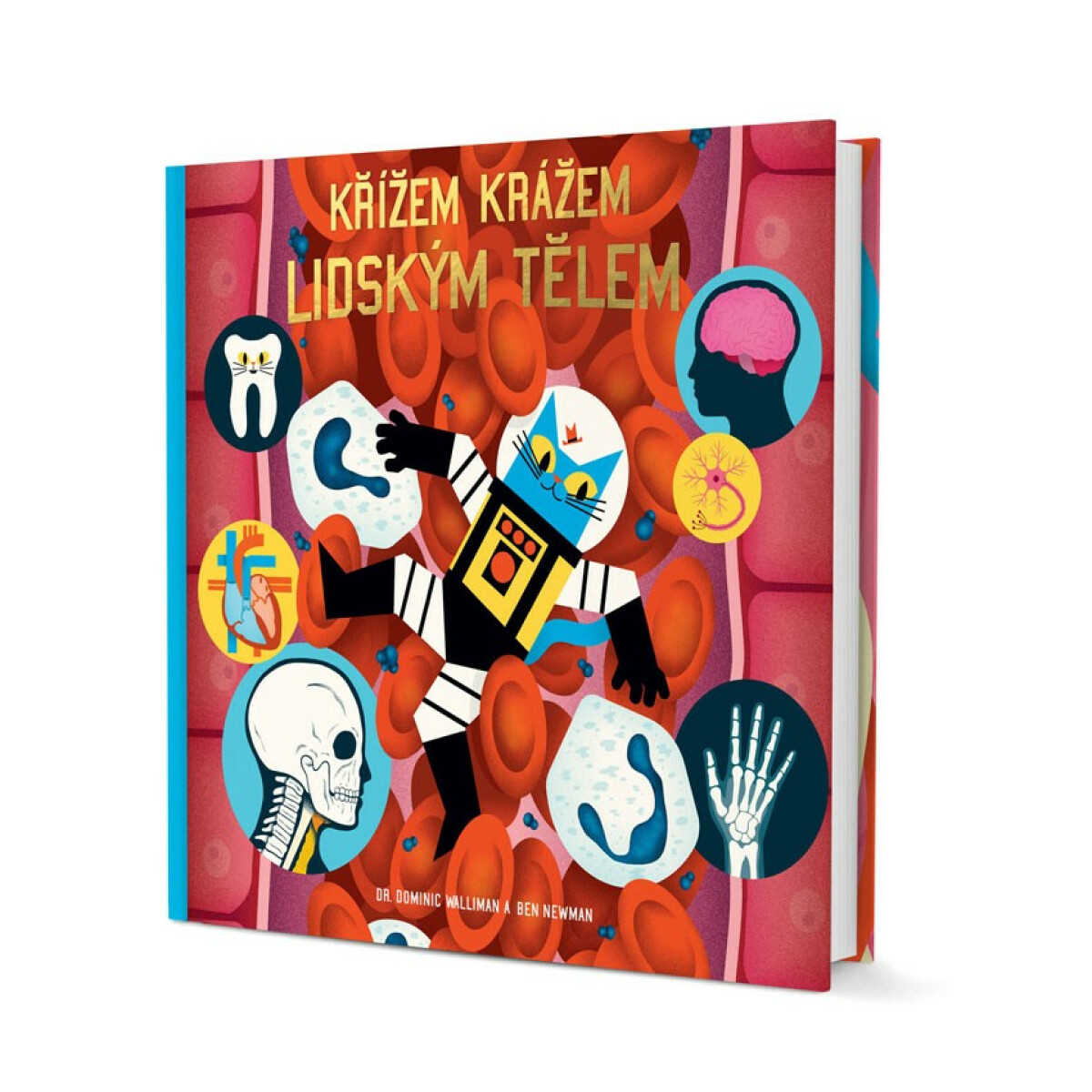 Kniha Profesor Astrokocour - Křížem krážem lidským tělem