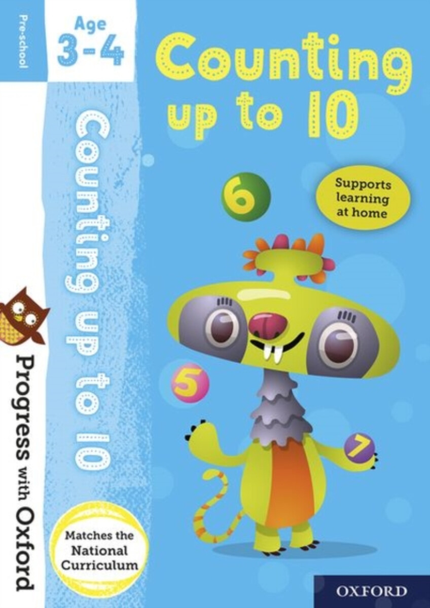 Kniha Progress with Oxford: Progress with Oxford: Counting Age 3-4 - Prepare for School with Essential Maths Skills