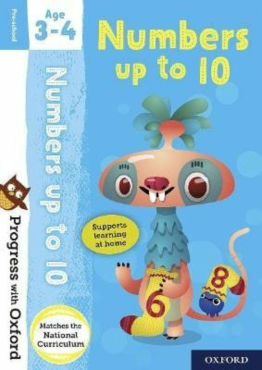 Kniha Progress with Oxford: Progress with Oxford: Numbers Age 3-4 - Prepare for School with Essential Maths Skills