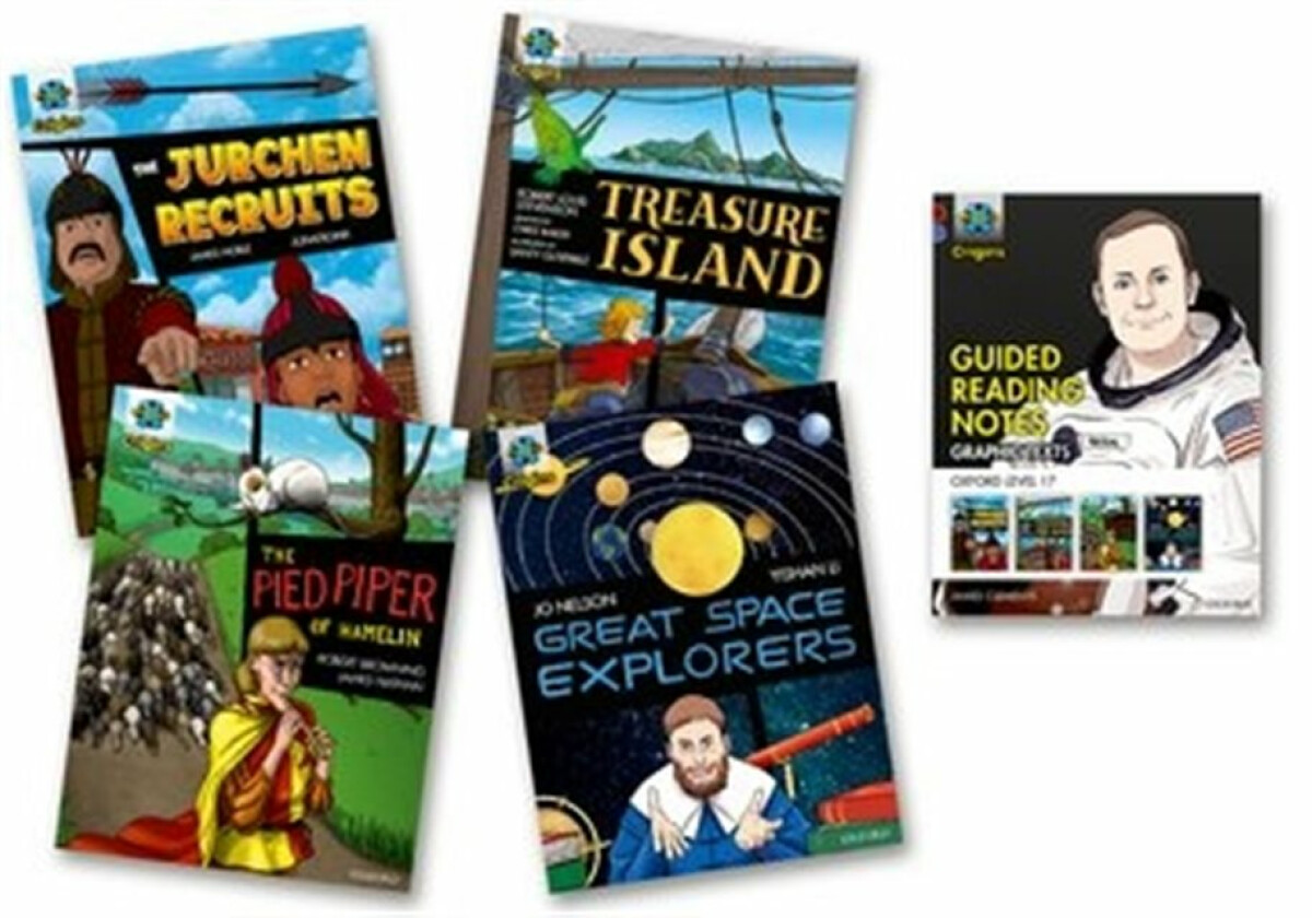 Kniha Project X Origins Graphic Texts: Dark Red Book Band, Oxford Level 17: Mixed Pack of 4