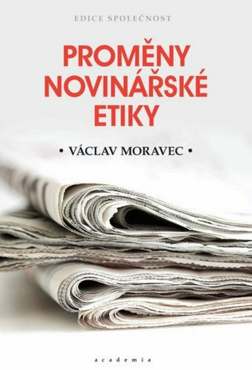 Kniha Proměny novinářské etiky