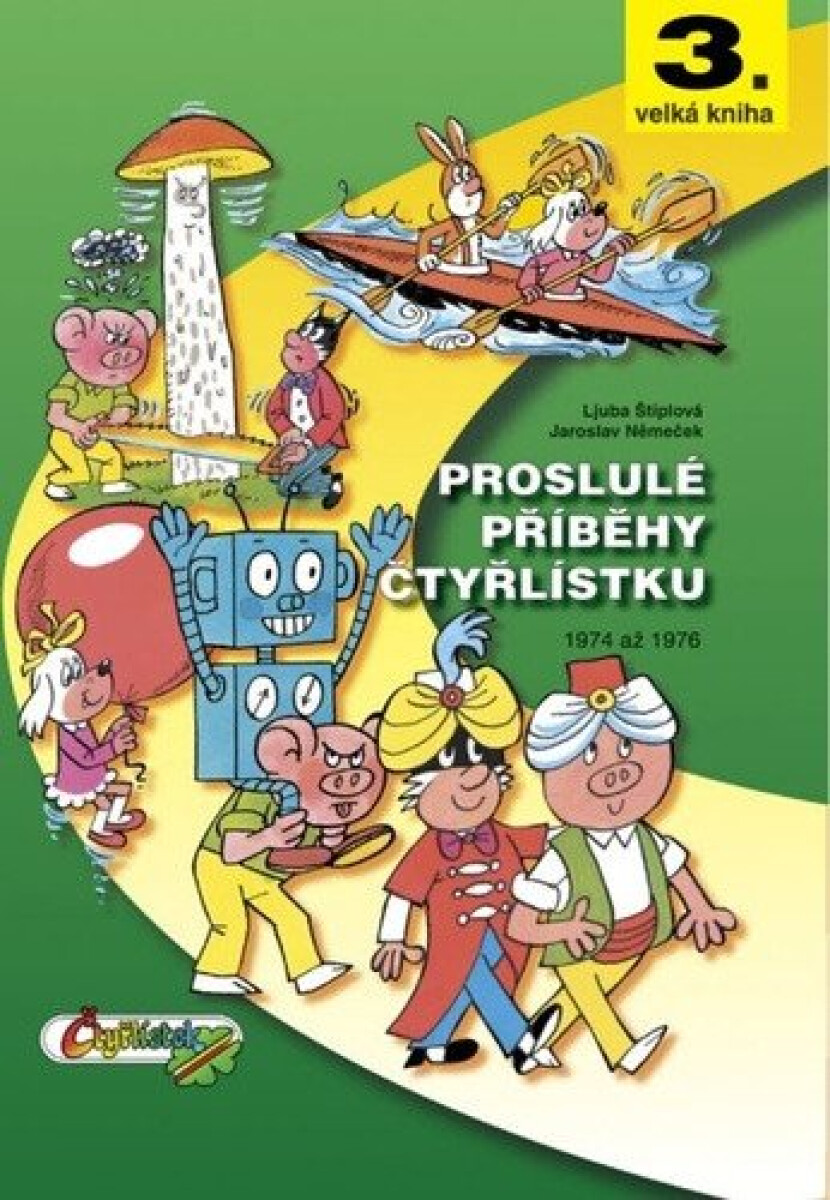 Kniha Proslulé příběhy Čtyřlístku