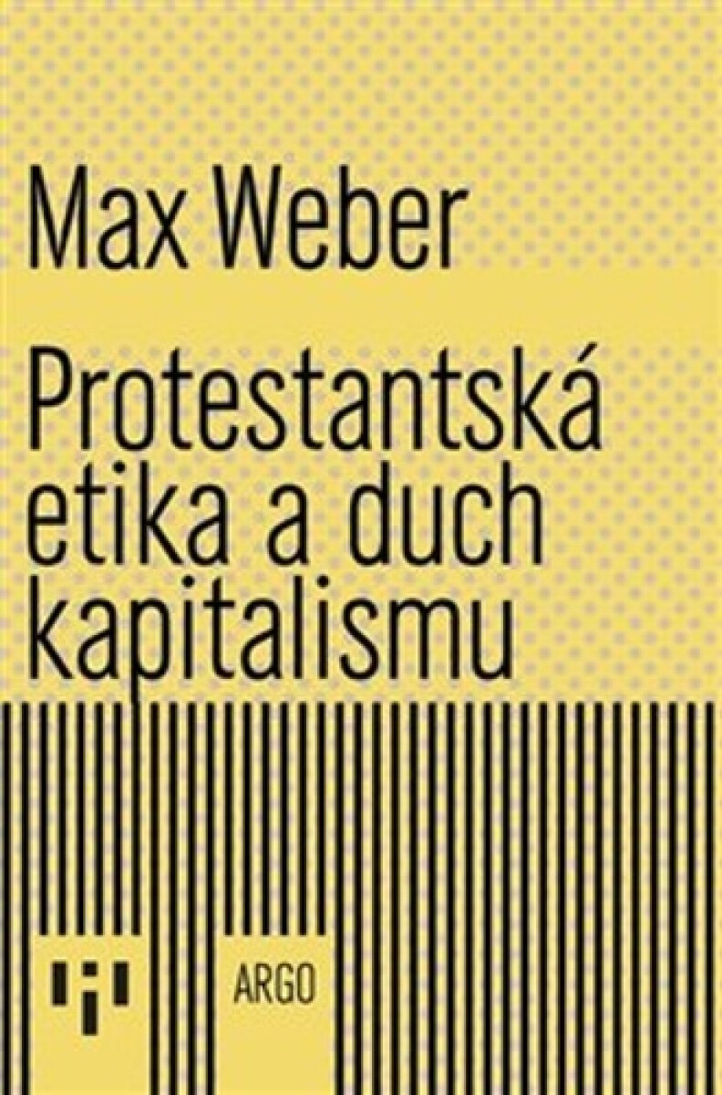 Kniha Protestantská etika a duch kapitalismu