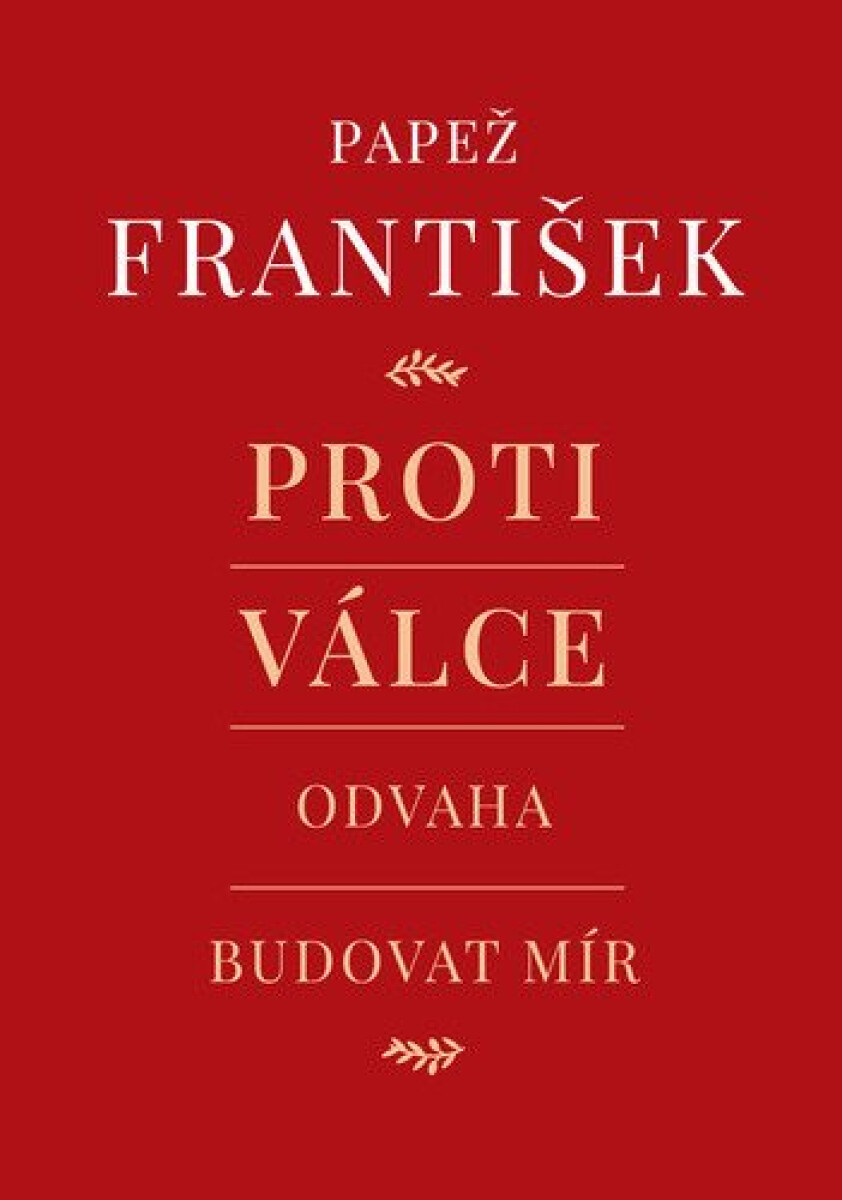 Kniha Proti válce