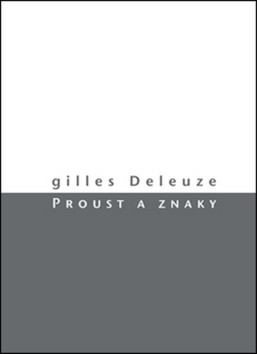 Kniha Proust a znaky