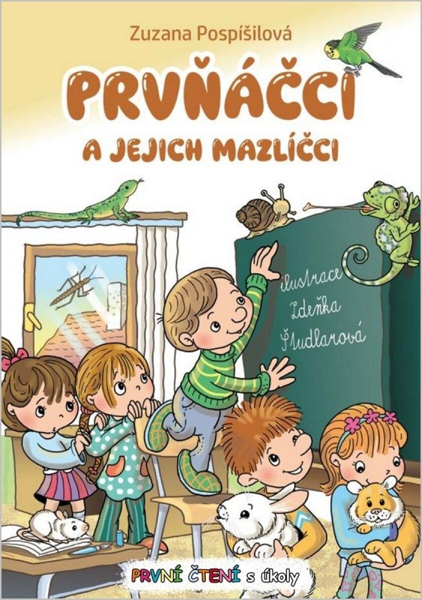 Kniha Prvňáčci a jejich mazlíčci - První čtení s úkoly