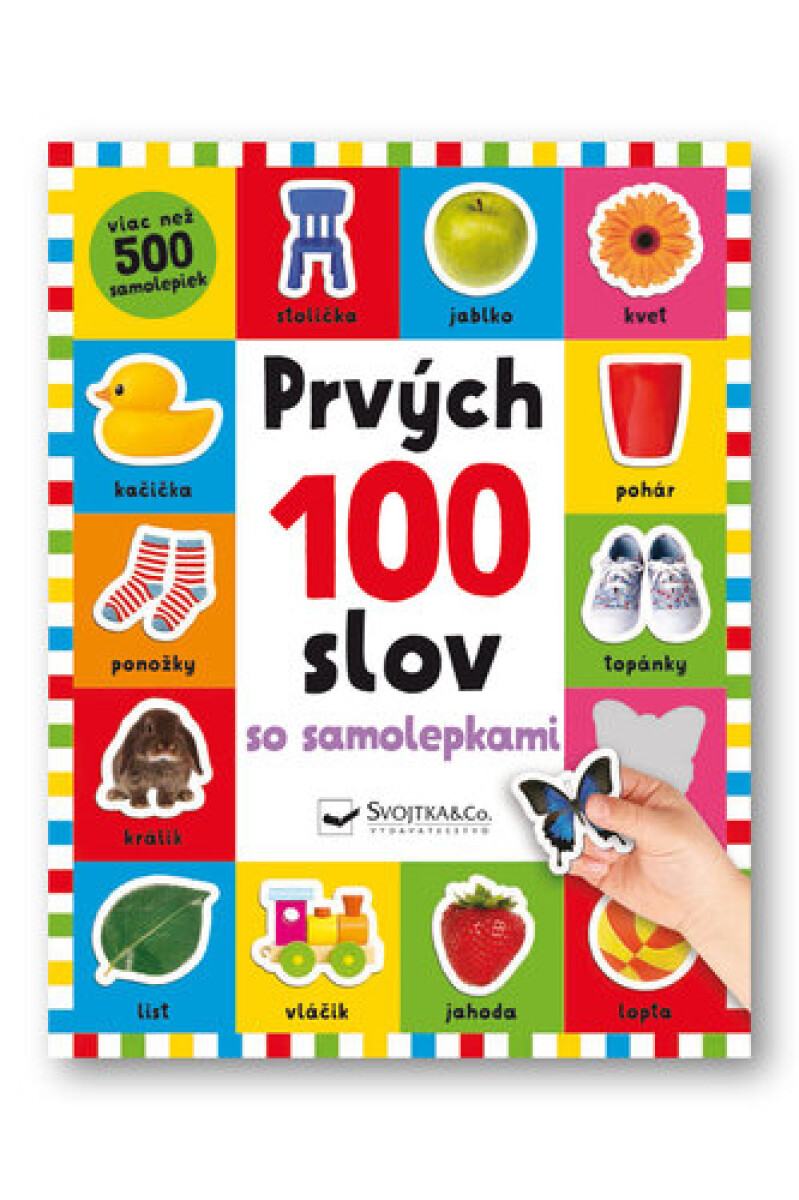 Kniha Prvých 100 slov so samolepkami