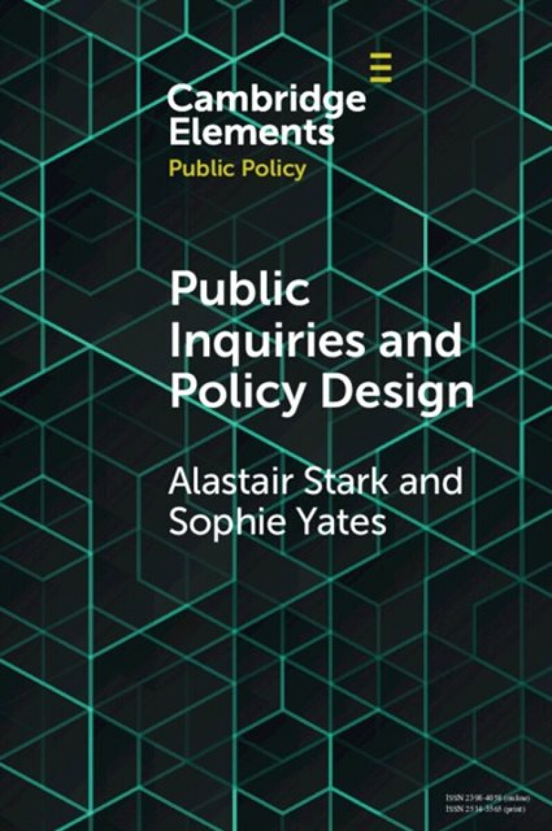 Kniha Public Inquiries and Policy Design