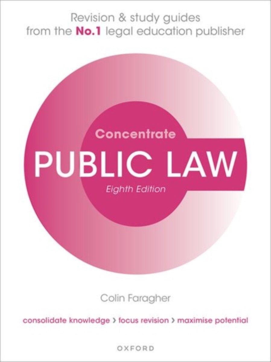 Kniha Public Law Concentrate