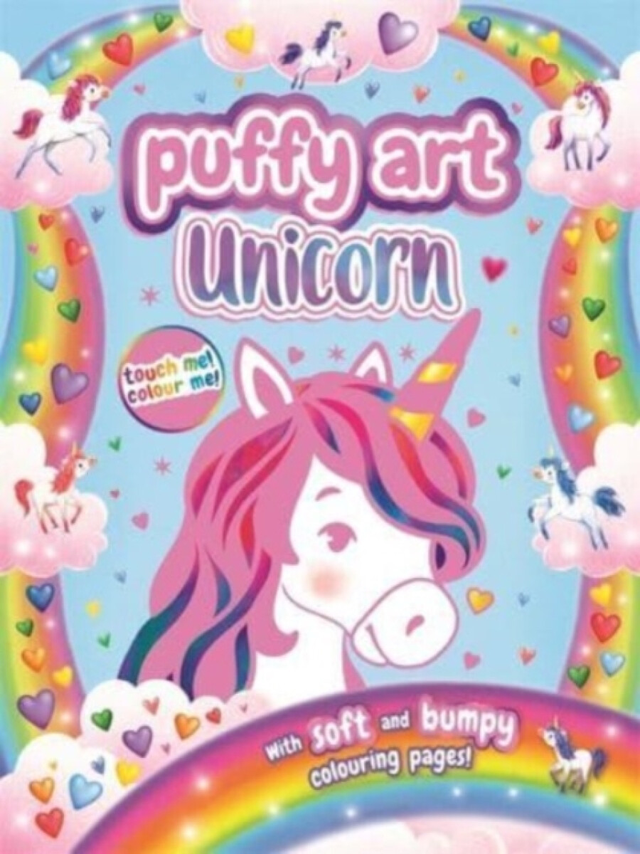 Kniha Puffy Art Unicorn