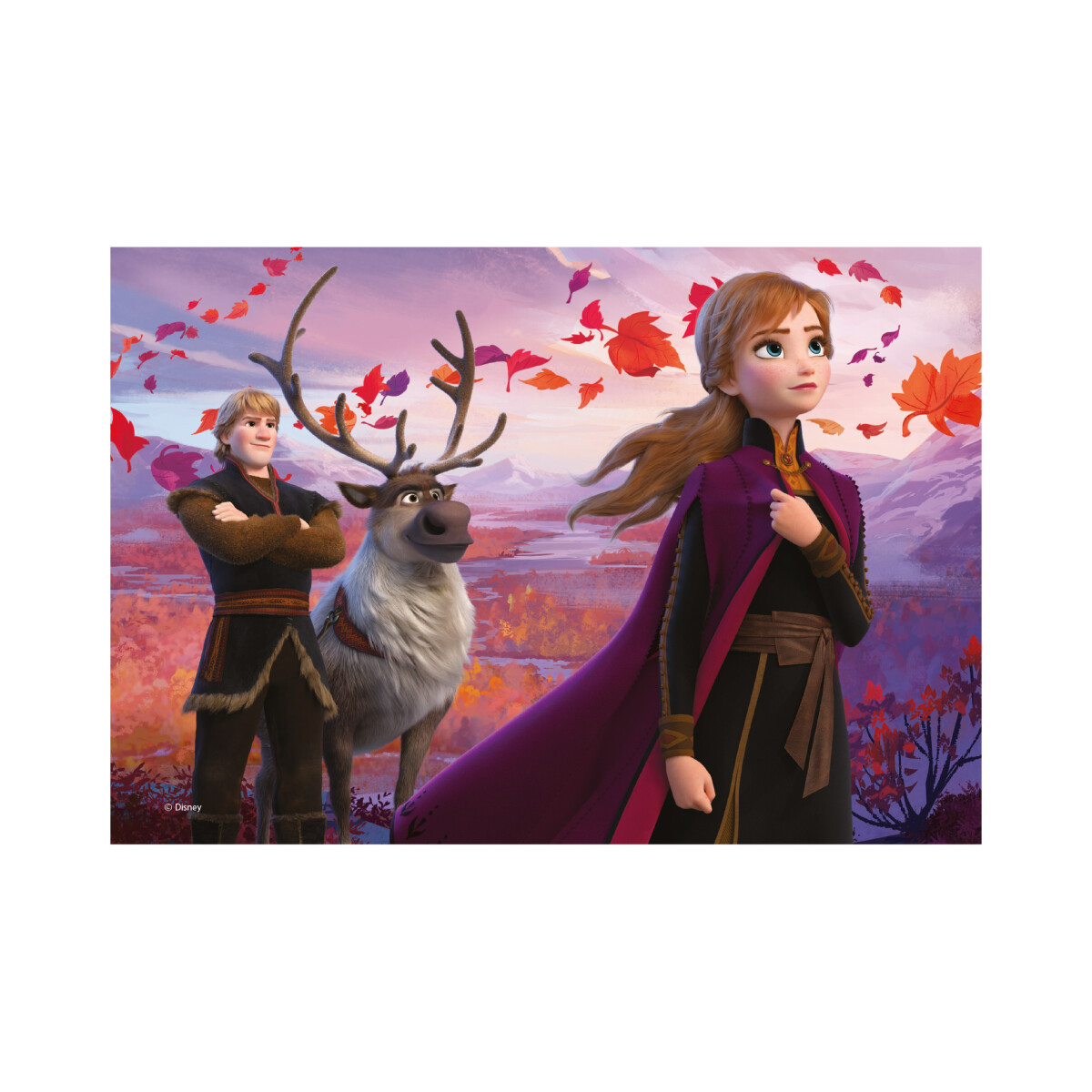 Ledové království II – puzzle 2 x 77 dílků