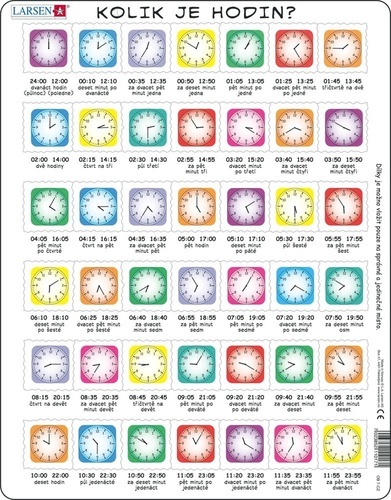Puzzle MAXI - Kolik je hodin?