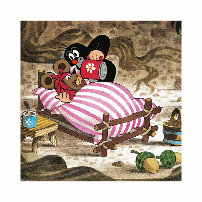 Puzzle Jak Krtek uzdravil myšku 60 dílků (mix)