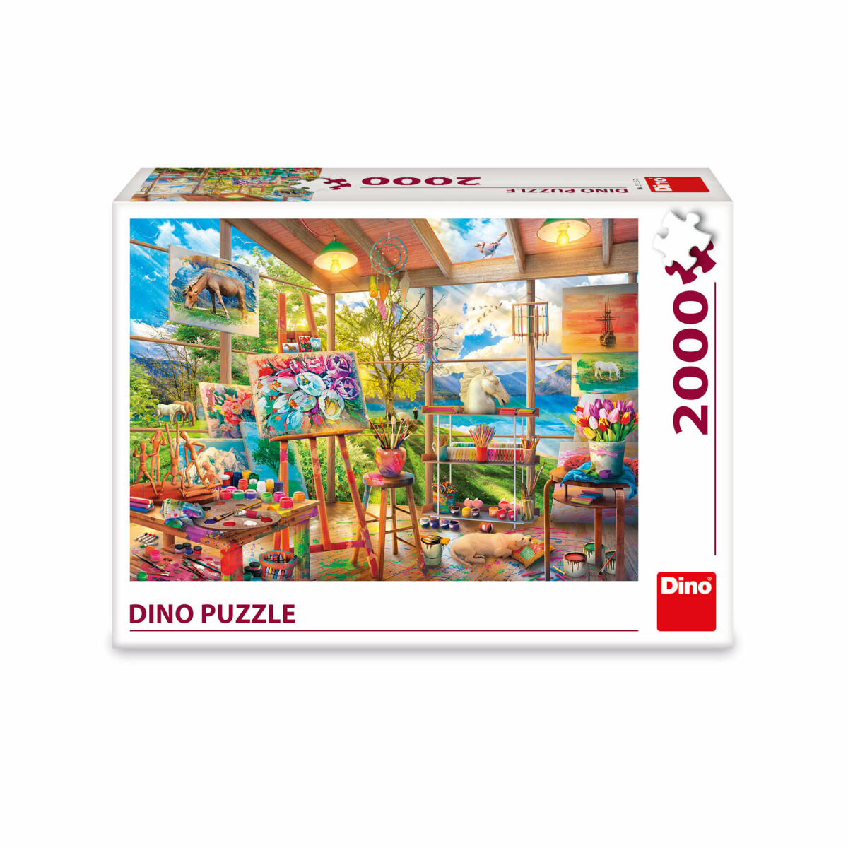 Puzzle Malířský ateliér 2000 dílků - Neznámý (obrázek 3)