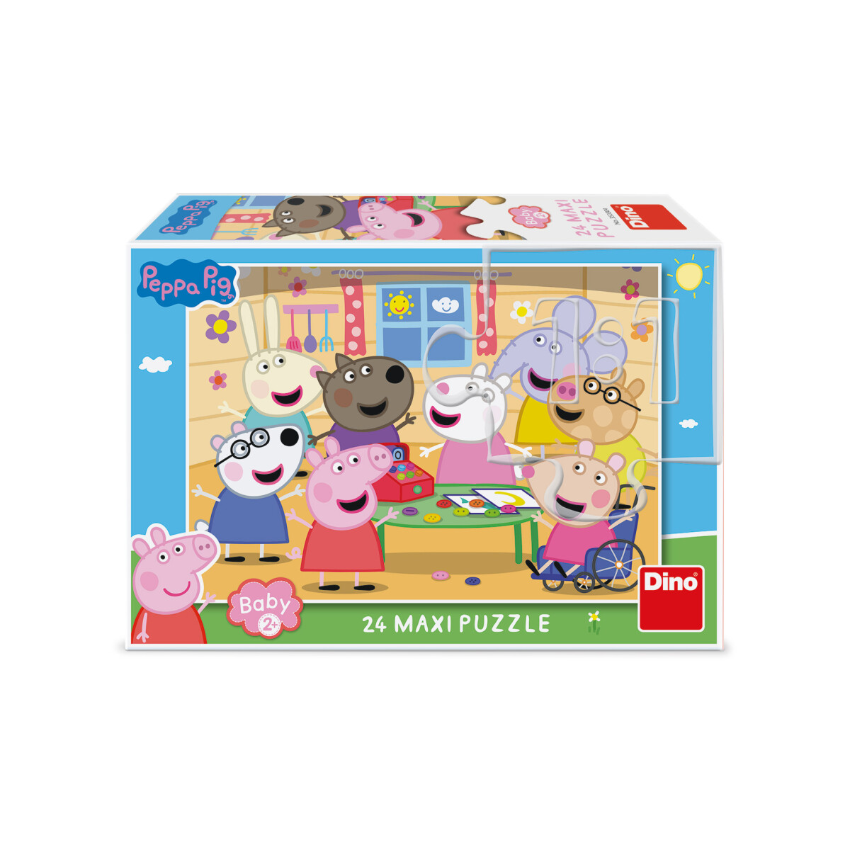 Puzzle Peppa Pig: Obchod 24 dílků maxi (poškozená) (obrázek 3)