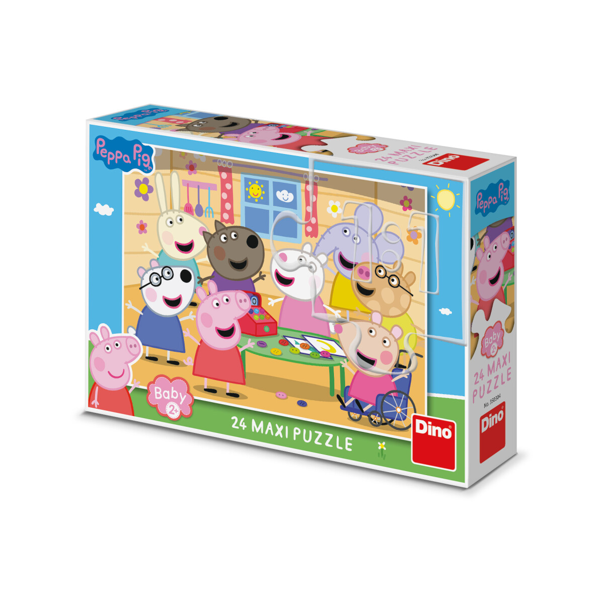 Puzzle Peppa Pig: Obchod 24 dílků maxi (poškozená)