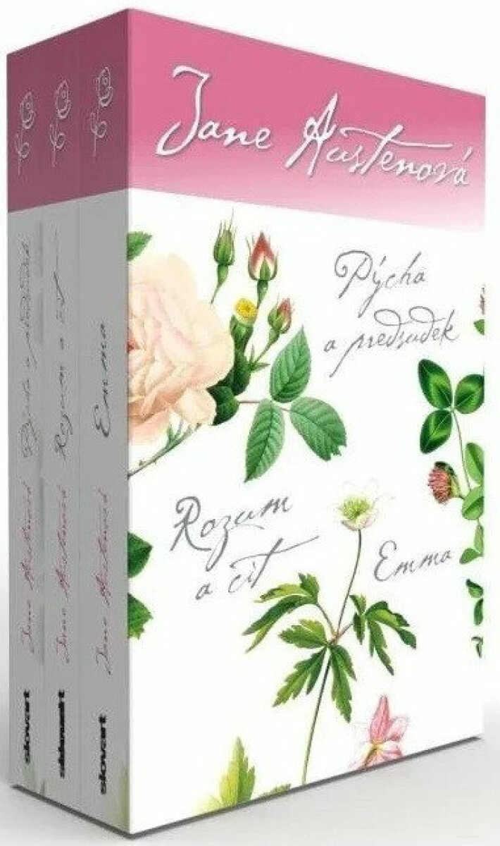 Kniha Pýcha a předsudek / Rozum a cit / Emma (BOX 3 knihy)
