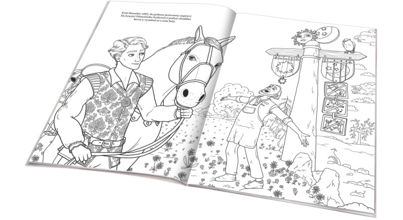 Pyšná princezna – Omalovánky na motivy filmové pohádky (obrázek 3)
