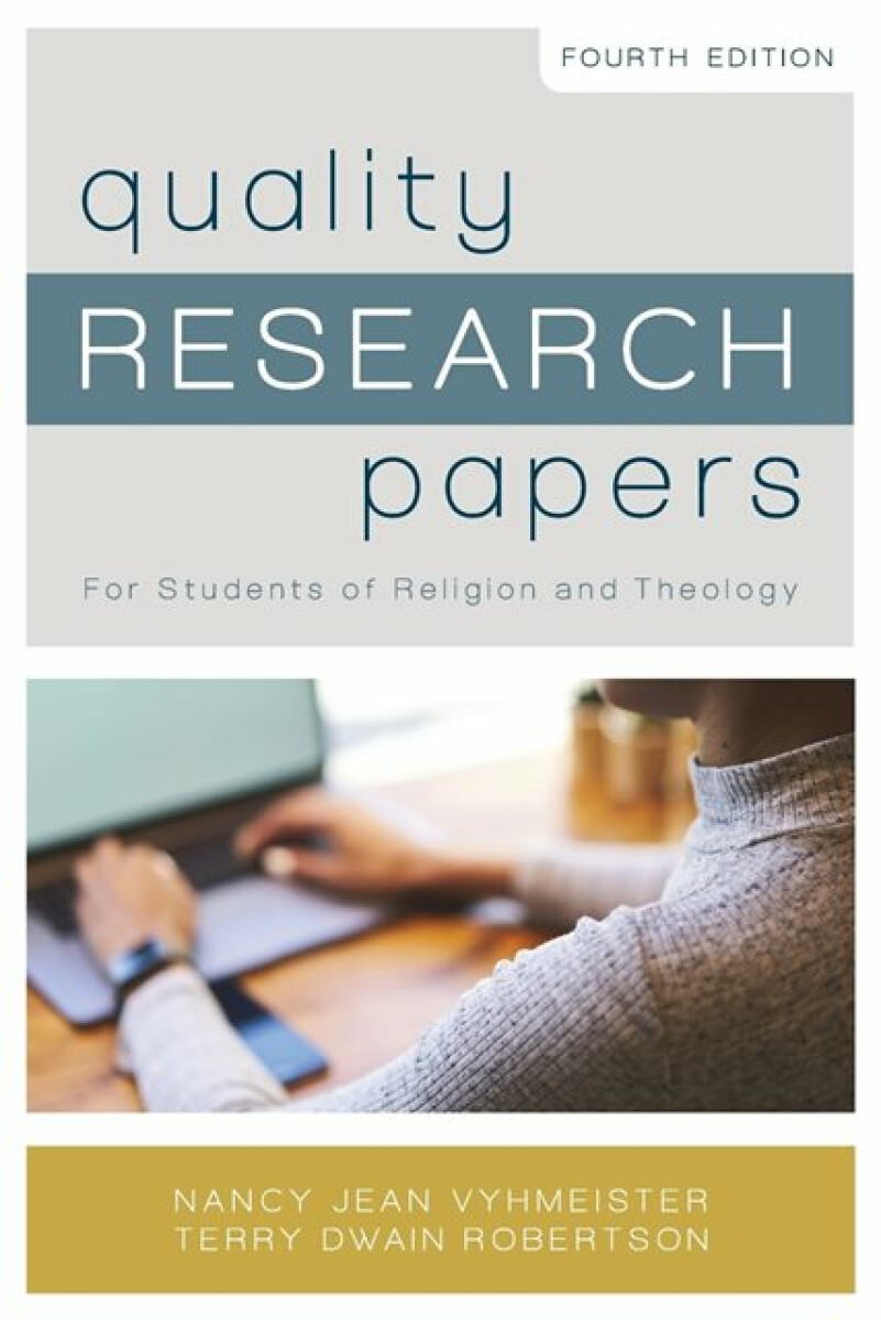 Kniha Quality Research Papers