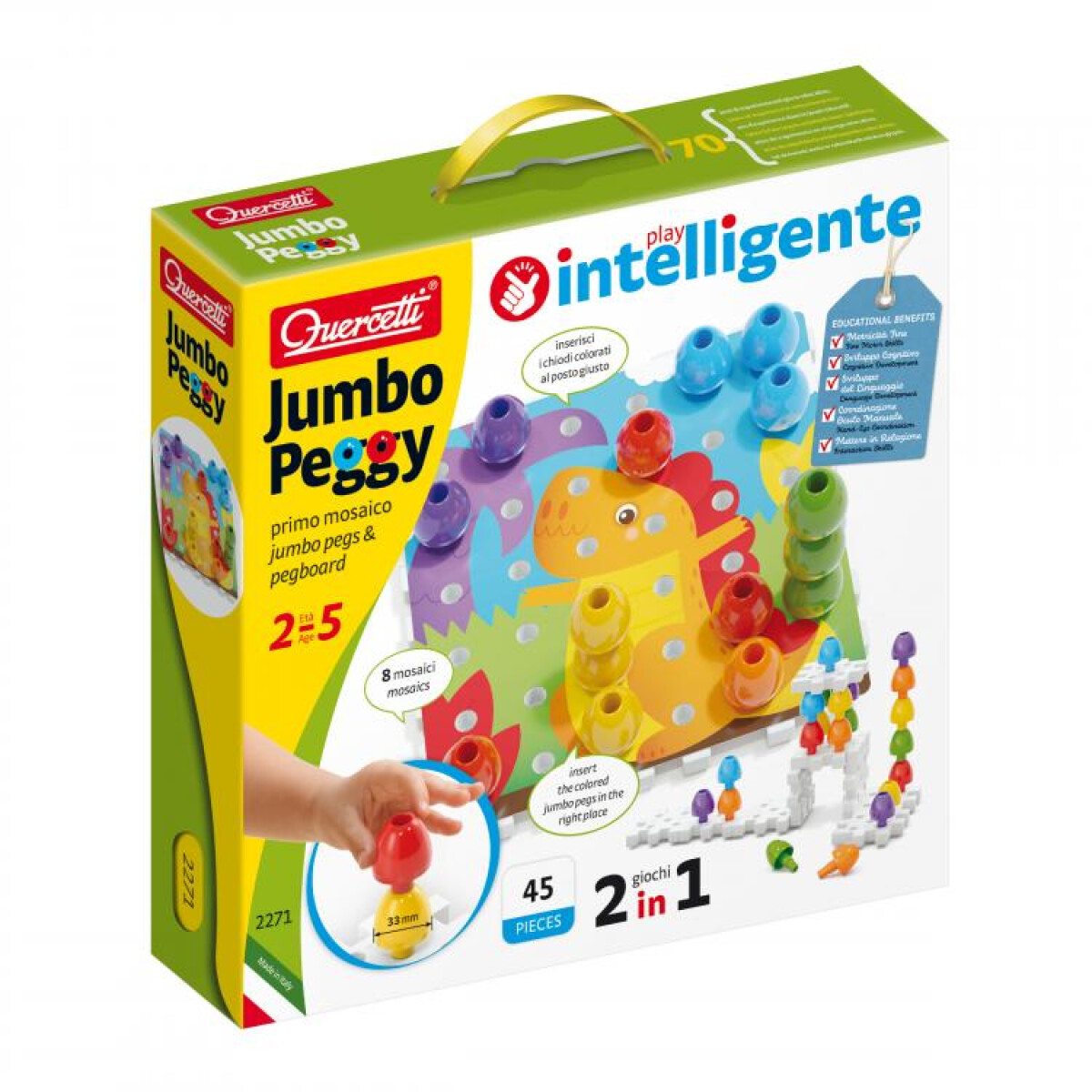 Jumbo Peggy jumbo pegs & pegboard