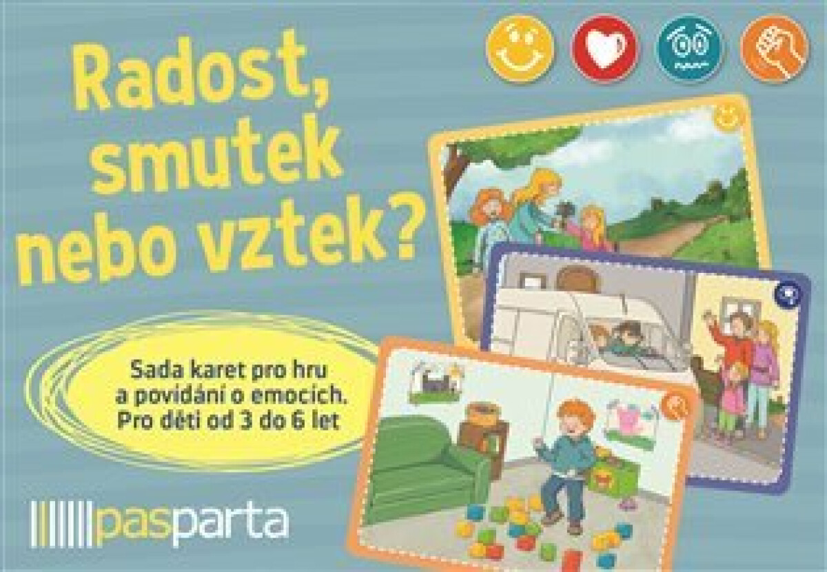 Kniha Radost, smutek nebo vztek?