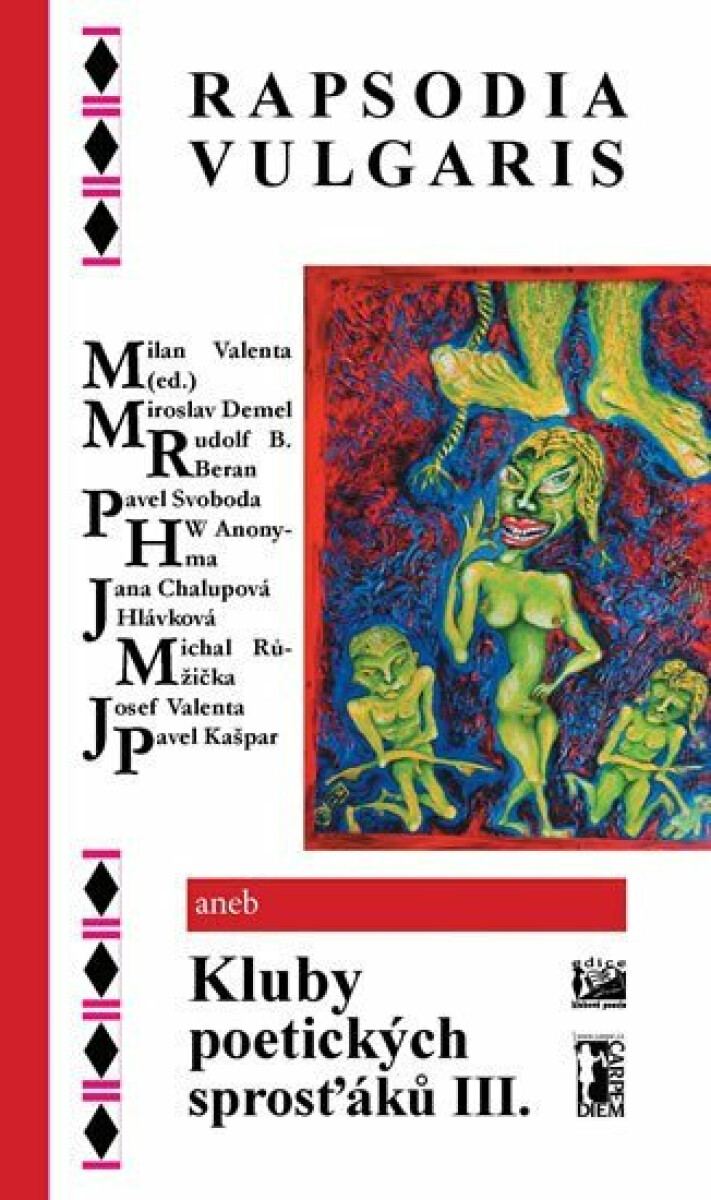 Kniha Rapsodia vulgaris aneb Kluby poetických sprosťáků III.