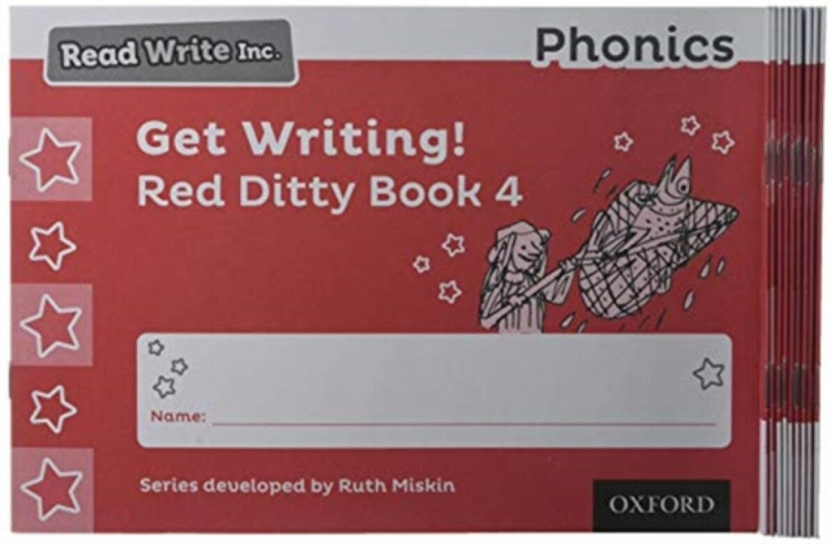 Kniha Read Write Inc. Phonics: Get Writing! Red Ditty Book 4 Pack of 10