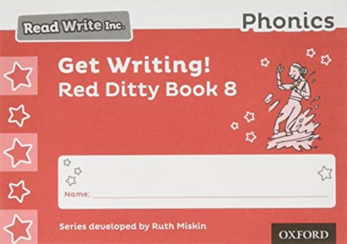 Kniha Read Write Inc. Phonics: Get Writing! Red Ditty Book 8 Pack of 10