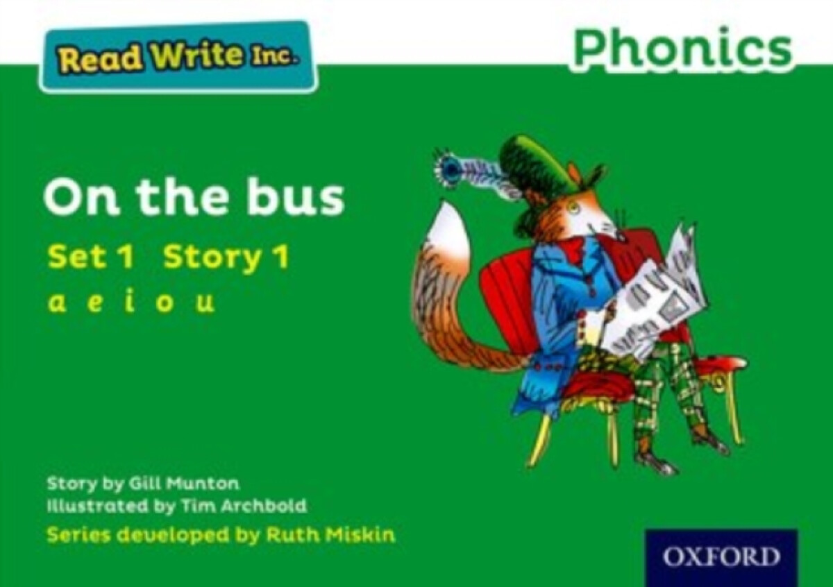 Kniha Read Write Inc. Phonics: On The Bus (Green Set 1 Storybook 1)