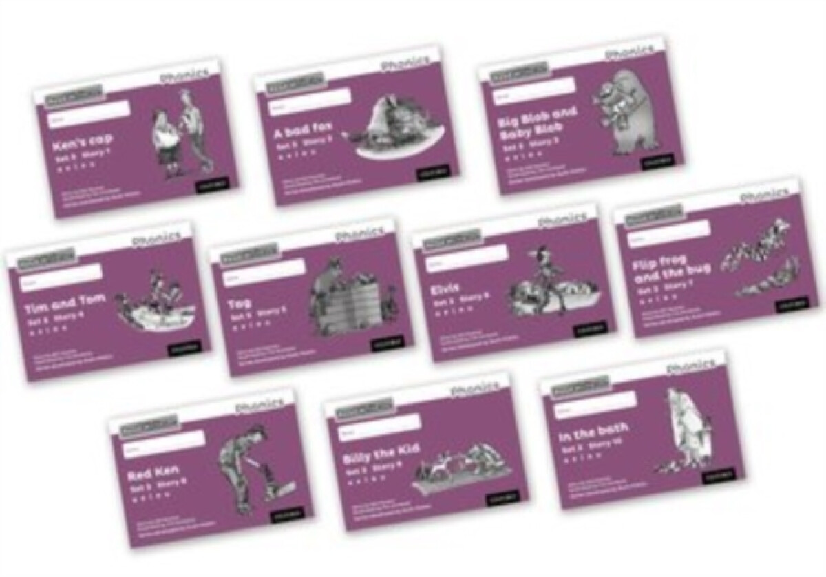 Kniha Read Write Inc. Phonics: Purple Set 2 Core Black a White Storybooks (Mixed Pack of 10)