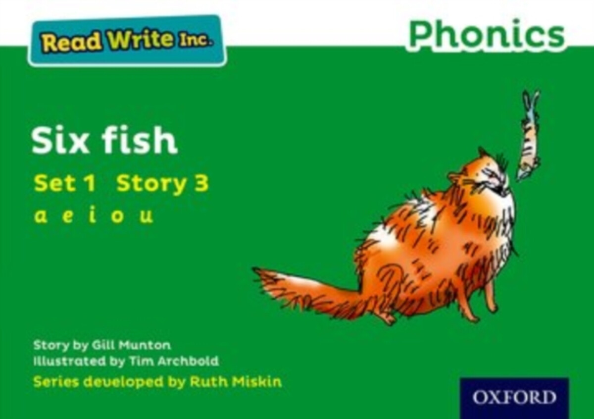 Kniha Read Write Inc. Phonics: Six Fish (Green Set 1 Storybook 3)