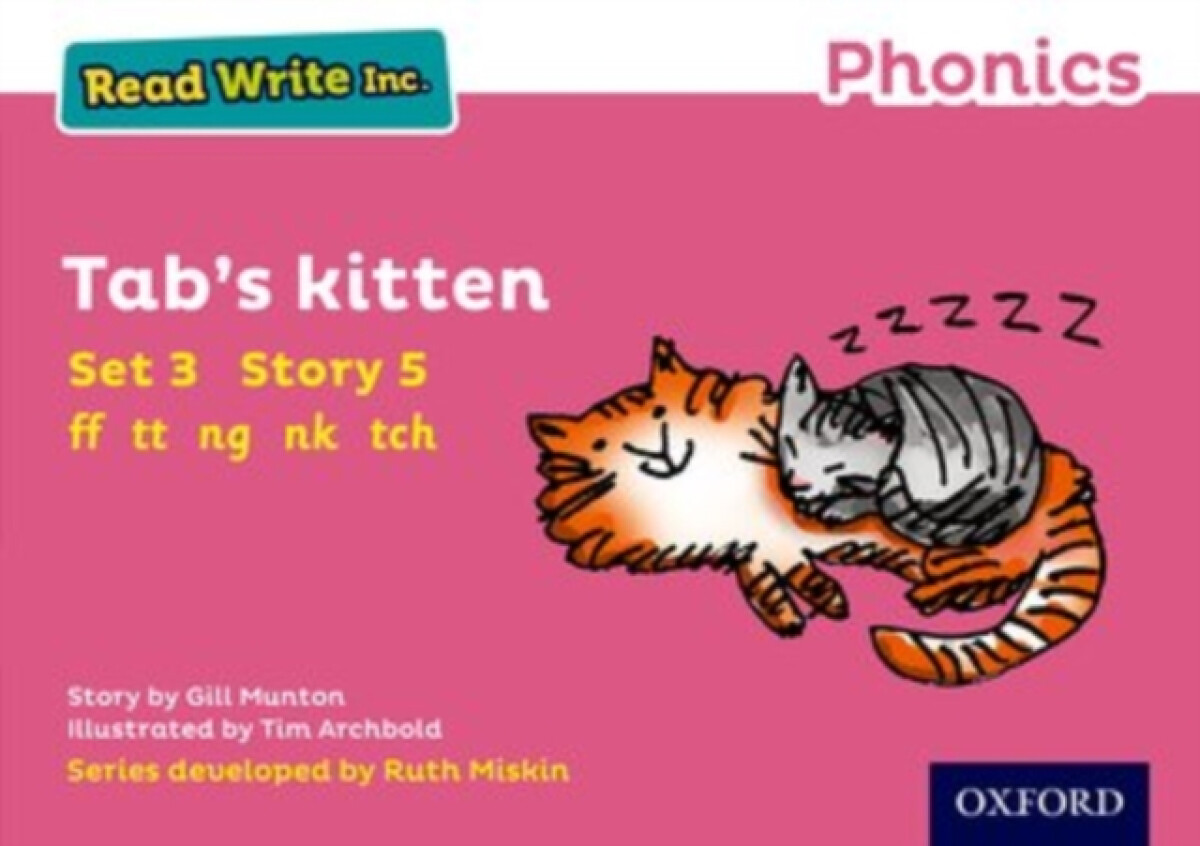 Kniha Read Write Inc. Phonics: Tab's Kitten (Pink Set 3 Storybook 5)