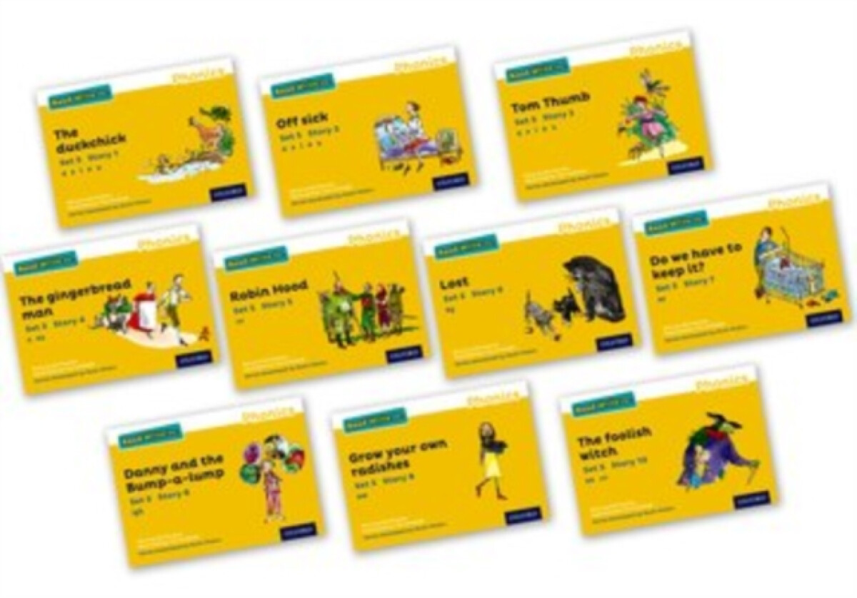 Kniha Read Write Inc. Phonics: Yellow Set 5 Core Storybooks (Mixed Pack of 10)