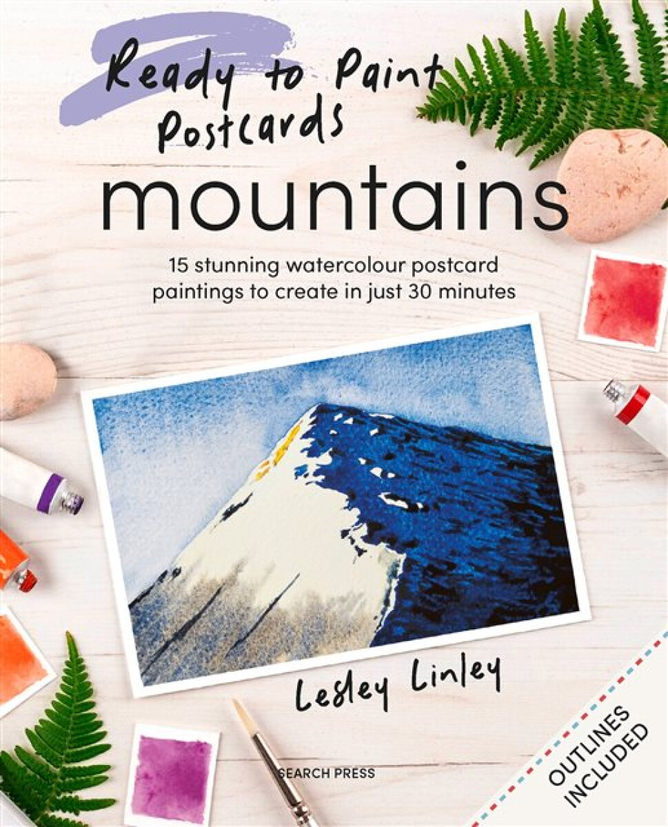 Kniha Ready to Paint Postcards: Mountains